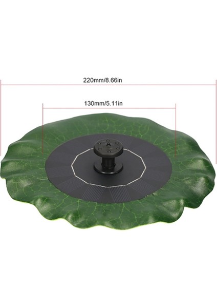 Gölet Balık Tankı Için 8 Nozullu Fıskiye Pompalı 6V 1.2 Güneş Fıskiyesi (Yurt Dışından) indirimleri
