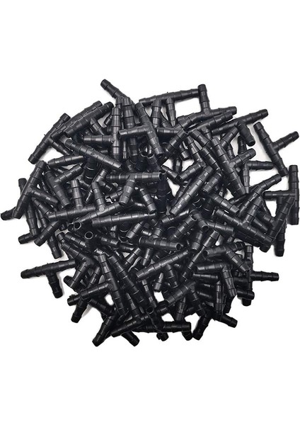BRADOO-200 Adet 1/4 Inç Evrensel Dikenli Tee Bağlantı Parçaları, 1/4 Inç Su Hortumu Konnektörleri Için Damla Sulama Dikenli Konnektörler (Yurt Dışından) indirimleri