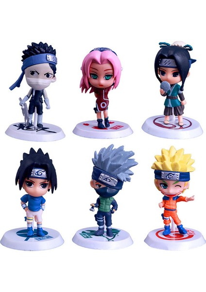 Adet/takım Naruto Shippuden Anime Aksiyon Figürleri Modeli Pvc Heykeli Koleksiyon Bebek (Yurt Dışından)