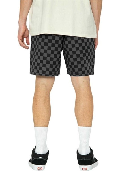 Mn Range Relaxed Elastıc Short Siyah Erkek Şort