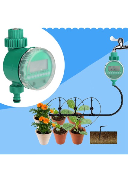 Otomatik Elektronik Bahçe Sulama Zamanlayıcı Akıllı LCD Dijital Ekran Bitkiler Çiçek Sulama Kontrol Vanası Kontrol Vanası (Yurt Dışından) fırsatları