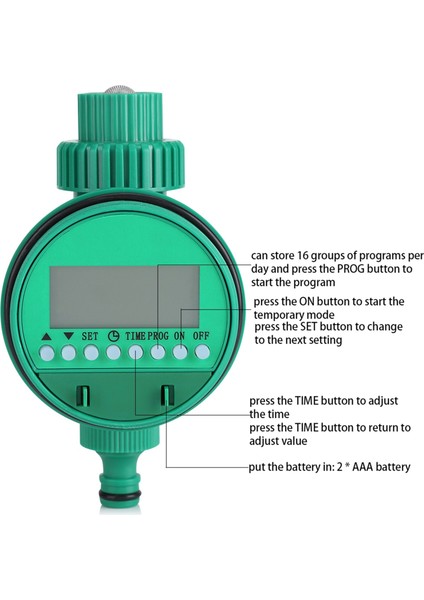 Otomatik Elektronik Bahçe Sulama Zamanlayıcı Akıllı LCD Dijital Ekran Bitkiler Çiçek Sulama Kontrol Vanası Kontrol Vanası (Yurt Dışından) indirimleri