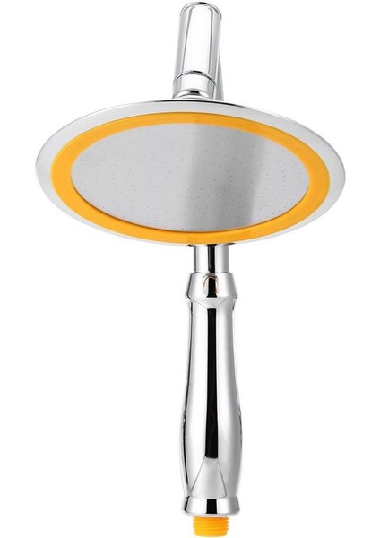 Inç Duş Başlığı Yuvarlak Yağış Püskürtme Başlıkları Banyo Ayarlanabilir Duş Başlığı-Gümüş (Yurt Dışından)