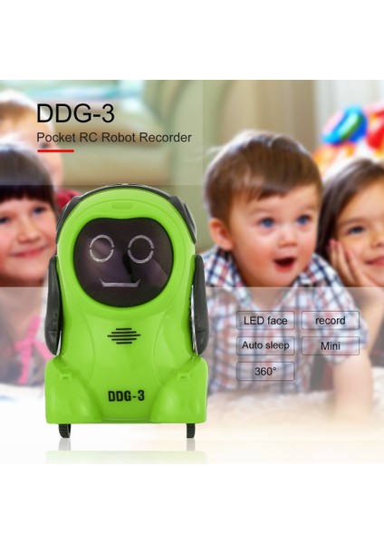 Ma Ddg-3 Akıllı Cep Ses Kaydı Rc Robot Kaydedici Kol 360 Rotasyon Oyuncaklar (Yurt Dışından)