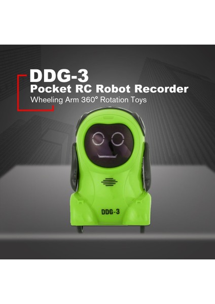 Ma Ddg-3 Akıllı Cep Ses Kaydı Rc Robot Kaydedici Kol 360 Rotasyon Oyuncaklar (Yurt Dışından)