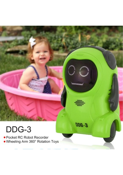 Ma Ddg-3 Akıllı Cep Ses Kaydı Rc Robot Kaydedici Kol 360 Rotasyon Oyuncaklar (Yurt Dışından)
