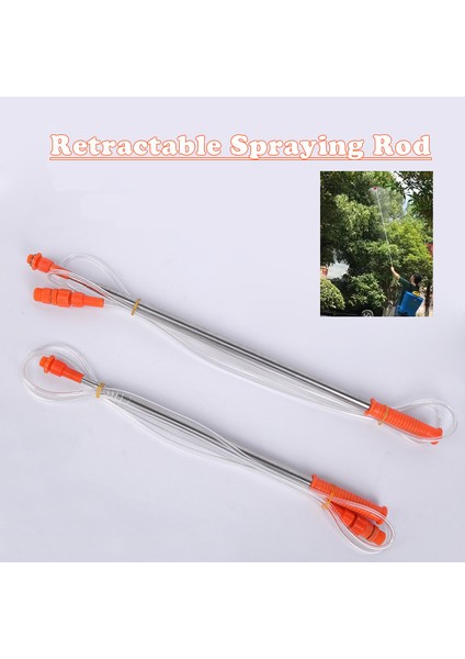 Ölçeklenebilir 2.4/3.1m Püskürtme Çubuğu El Basınçlı Püskürtücü Bahçe Pestisit Sprey Güneş Işığı Süper Mağaza (Yurt Dışından) modelleri