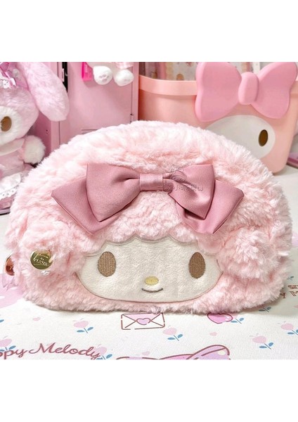 Kawaii Sanrioed Hello Kitty Peluş Kalem Kutusu Kuromi Melodi Büyük Kapasiteli Kırtasiye Kutusu Karikatür Saklama Çantası Okul Malzemeleri (Yurt Dışından) fırsatları
