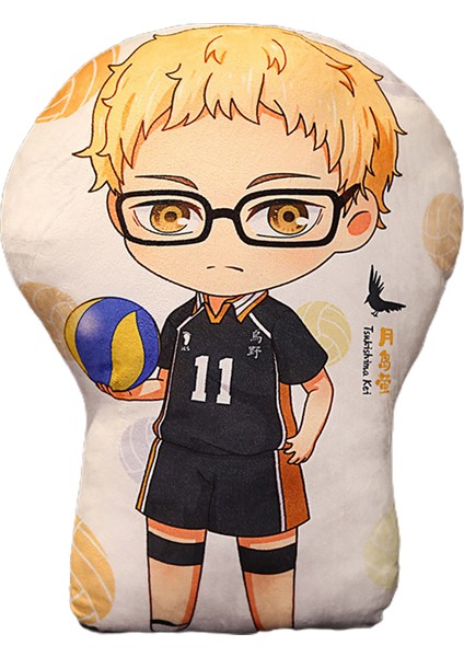 Haikyuu Anime Figürü Hinata Shoyo Pamuk Yastık Çizgi Film Bebeği Hediye Dekorasyon (Yurt Dışından) modelleri