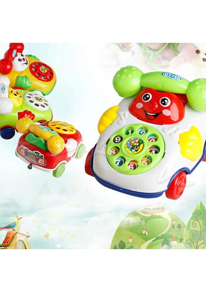 Adet Bebek Oyuncakları Müzik Karikatür Telefon Eğitici Gelişimsel Çocuk Oyuncak Hediye (Yurt Dışından)