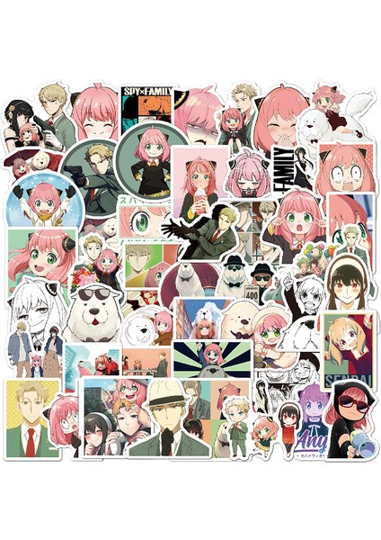 100 Adet/paket Anime Manga Çıkartmalar Karikatür Sevimli Graffiti Çıkartmalar (Yurt Dışından)