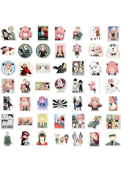100 Adet/paket Anime Manga Çıkartmalar Karikatür Sevimli Graffiti Çıkartmalar (Yurt Dışından)