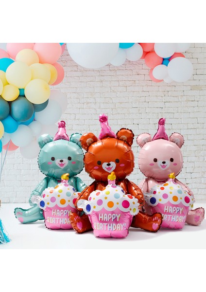 Karikatür Folyo Balon Doğum Günü Fotoğraf Sahne Alüminyum Film Balonlar Bebek Duş Mutlu Doğum Günü Partisi Balon (Yurt Dışından) fiyatları