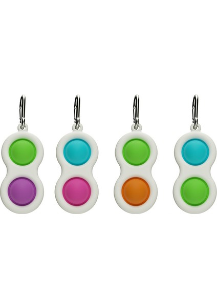 Fidget Oyuncak Simpl Dimpl Oyuncaklar Eğitim Parmak Egzersiz Bebek Oyuncakları Bebek Yaşları Için 3 Ila 12 Yetişkin Mavi + Yeşil (Yurt Dışından)