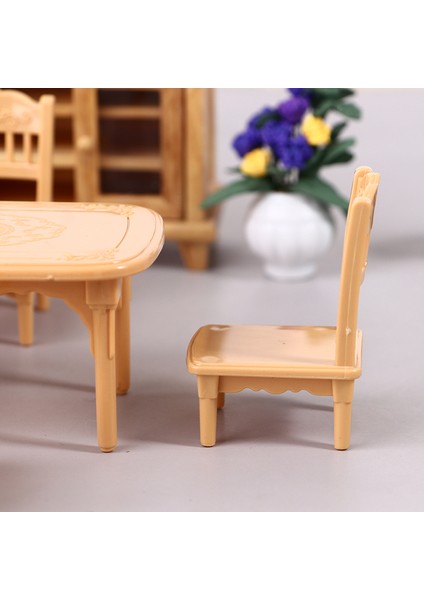 1:12 Dollhouse Minyatür Yemek Masası Sandalye Seti Bebek Evi Mutfak Dekoru Oyuncak Cologo (Yurt Dışından) indirimleri