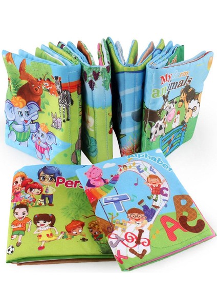 1 Adet Bebek Erken Öğrenme Yumuşak Kumaş Kitaplar Yaratıcı Squeak Buruşuk Kitap Bulmaca Oyuncaklar Çocuklar Için Hediyeler (Yurt Dışından)