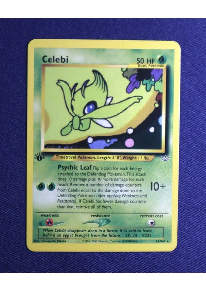 Pokémon Kartları 1. Set Sürümü Folyo Flash Kartlar Neo Revelation Destiny Gym Ampharos Ho-Oh Klasik Oyun Ptcg Gym Challenge'ı Toplayın (Yurt Dışından)
