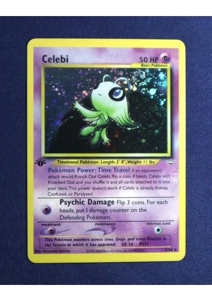Pokémon Kartları 1. Set Sürümü Folyo Flash Kartlar Neo Revelation Destiny Gym Ampharos Ho-Oh Klasik Oyun Ptcg Gym Challenge'ı Toplayın (Yurt Dışından) fırsatları