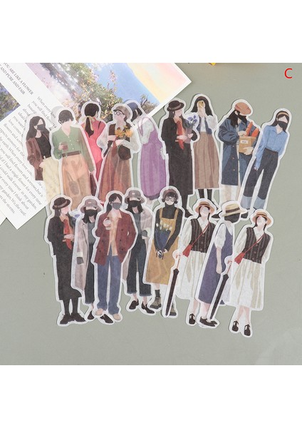 40 Adet Kawaii Karikatür Yakışıklı Karakter El Hesabı Malzeme Çıkartmaları Karalama Defteri (Yurt Dışından) fiyatları