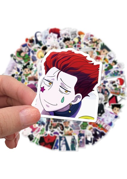 100 Adet Paketi x Hunter Anime Çıkartmalar Dizüstü Bisiklet Gitar Kaykay Çıkartmalar (Yurt Dışından)