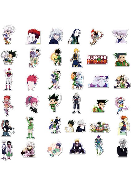 100 Adet Paketi x Hunter Anime Çıkartmalar Dizüstü Bisiklet Gitar Kaykay Çıkartmalar (Yurt Dışından)