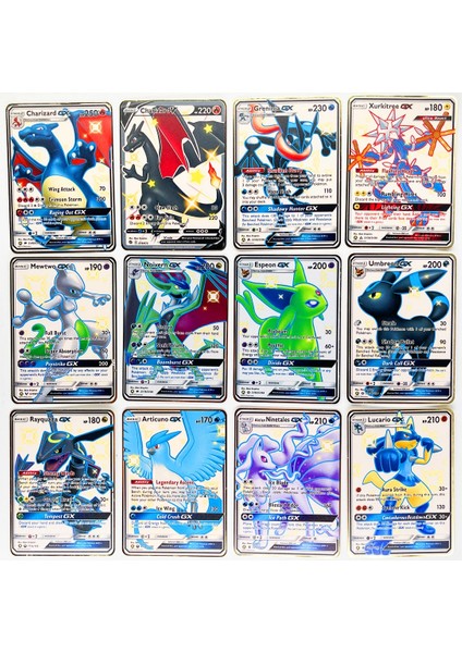 27 Stilleri Pokemon Metal Yıldız Charizard Greninja Rayquaza Mewtwo Oyuncaklar Hobiler Hobi Koleksiyon Oyun Koleksiyonu Anime Kartları (Yurt Dışından)