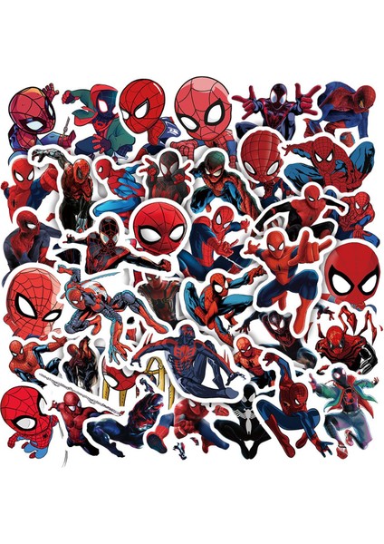 50 Adet Marvel Spider-Man: No Way Home Çıkartmalar Siyah Örümcek Adam Komik Kendin Yap Çıkartmalar Graffiti Seyahat Bagaj Gitar Kaykay Çocuk Oyuncakları Için Serin Su Geçirmez Etiket (Yurt Dışından)