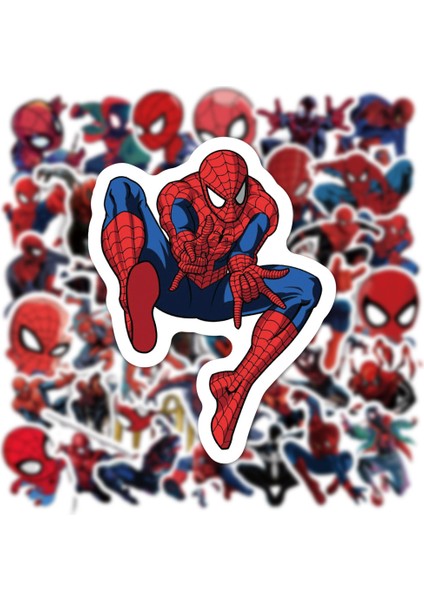 50 Adet Marvel Spider-Man: No Way Home Çıkartmalar Siyah Örümcek Adam Komik Kendin Yap Çıkartmalar Graffiti Seyahat Bagaj Gitar Kaykay Çocuk Oyuncakları Için Serin Su Geçirmez Etiket (Yurt Dışından)