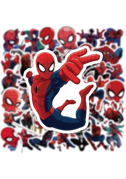 50 Adet Marvel Spider-Man: No Way Home Çıkartmalar Siyah Örümcek Adam Komik Kendin Yap Çıkartmalar Graffiti Seyahat Bagaj Gitar Kaykay Çocuk Oyuncakları Için Serin Su Geçirmez Etiket (Yurt Dışından)
