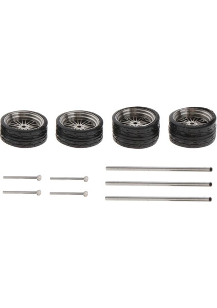 1:64 Ölçekli 11MM Tekerlek Kauçuk Lastikler Kibrit Kutusu Otomobil Araç Parçaları B1 (Yurt Dışından) fiyatları