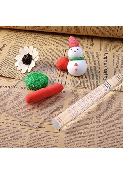 Adet Katı Akrilik Rulo Oklava Sculpey Polimer Kil Sanat Zanaat Aksesuarları (Yurt Dışından) modelleri