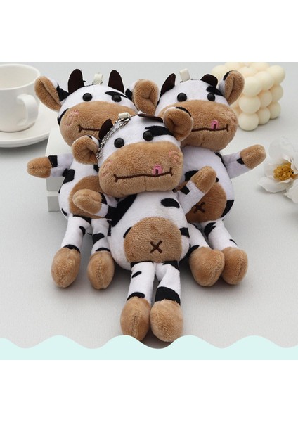 20 cm Oyuncak Mini Inek Sevimli Küçük Boy Ayı Bebek Buket Hediye Için Uygun Dıy Inek Peluş Bebek Çocuk Inek Peluş Oyuncak (Yurt Dışından)