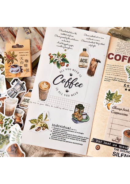 46 Adet/kutu Dekoratif Çıkartmalar Scrapbooking Etiket Günlüğü Kırtasiye Albümü Çıkartmalar (Yurt Dışından) fırsatları