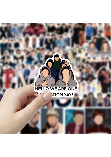 50 Adet/paket Ingiliz Şarkıcı One Direction Graffiti Çıkartmalar Dizüstü Dizüstü Kaykay Bilgisayar Bagaj Çıkartma Oyuncak (Yurt Dışından) modelleri