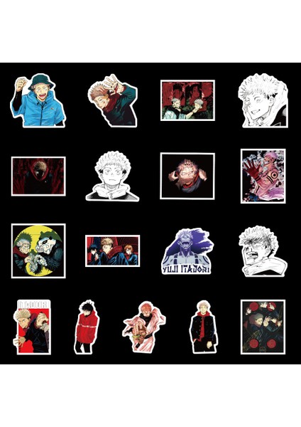 50 Adet Jujutsu Kaisen Anime Graffiti Çıkartmalar Dizüstü Kaykay Bisiklet Kaskı Bagaj Motosiklet Su Geçirmez Çıkartması Oyuncak (Yurt Dışından)
