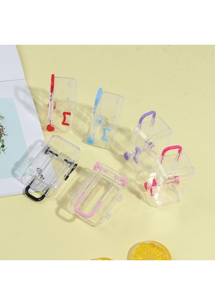 Mini Plastictravel Bavul Bagaj Kutusu Bebek Aksesuarları Mobilya Çocuk Oyuncak (Yurt Dışından) fırsatları