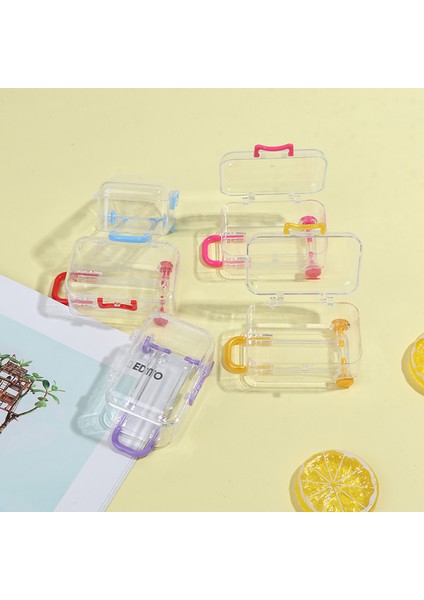 Mini Plastictravel Bavul Bagaj Kutusu Bebek Aksesuarları Mobilya Çocuk Oyuncak (Yurt Dışından) indirimleri