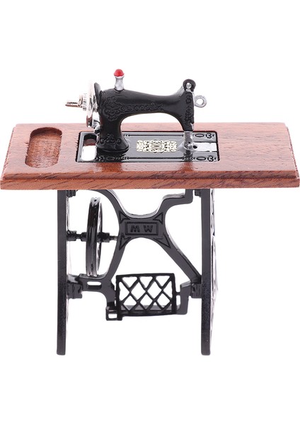 1:12 Dollhouse Mini Mobilya Dikiş Makinesi Bebek Evi Dekor Için Makaslı (Yurt Dışından) indirimleri