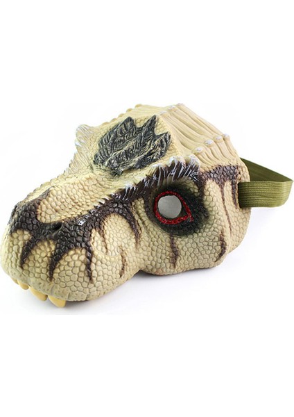 Greenhome Korkunç Rex Triceratops Dinozor Lateks Yüz Maskesi Cadılar Bayramı Cosplay Parti Malzemeleri (Yurt Dışından)