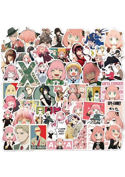 Anime Manga 50 Adet/paket Çıkartmalar Laptop Etiketi (Yurt Dışından) modelleri