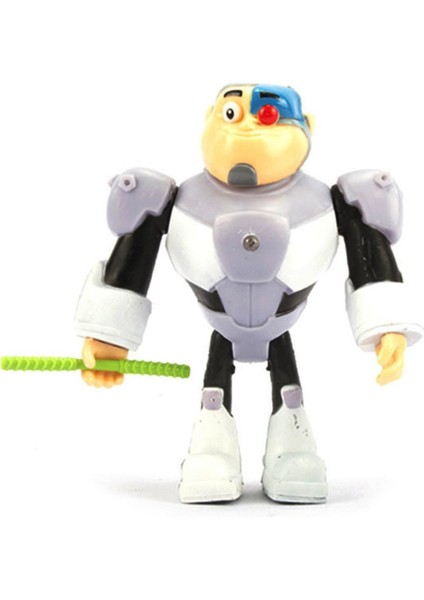 Adet Teen Titans El Yapımı Model Beast Boy Cyborg Starfire Raven Ofis Süsleri (Yurt Dışından)