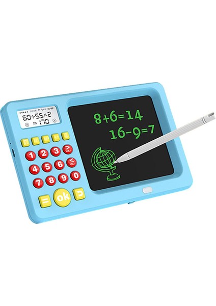 Hellokimi Çocuk Öğrenme Makinesi Eğitimi Elektronik Ped Sayma Öğrenme Oyuncak Erken Çocuk Gelişimi Oyuncak LED Ekranlı Çizim Tahtası Sayma Boyama Erkek Kız Doğum Günü Hediyesi (Yurt Dışından)