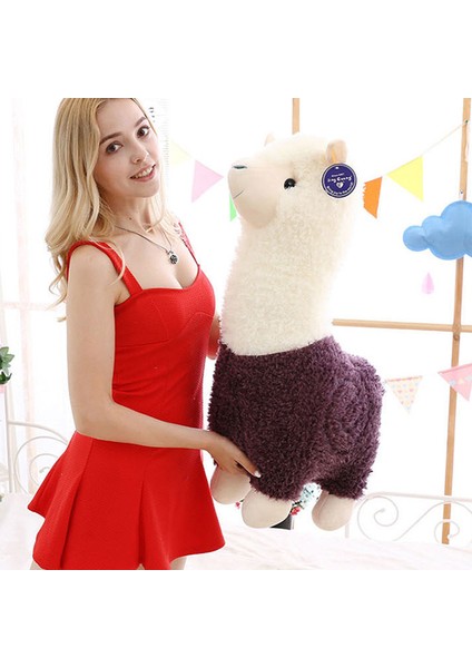 Bebek Çocuk Çocuklar Için 28 cm Karikatür Alpaka Peluş Bebek Oyuncak Hayvan Peluş Lama (Yurt Dışından)