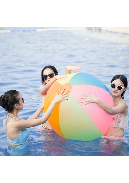 80 cm Çocuklar Yüzme Su Eğlenceli Şişme Plaj Spor Topu Tatil Partisi Oyuncak Oyna (Yurt Dışından) fırsatları