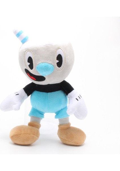 Cuphead Mugman Peluş 9,8 Inç (25 Cm) Figürlü Bebek Oyuncak Yükseklik: 25 cm (Yurt Dışından) modelleri