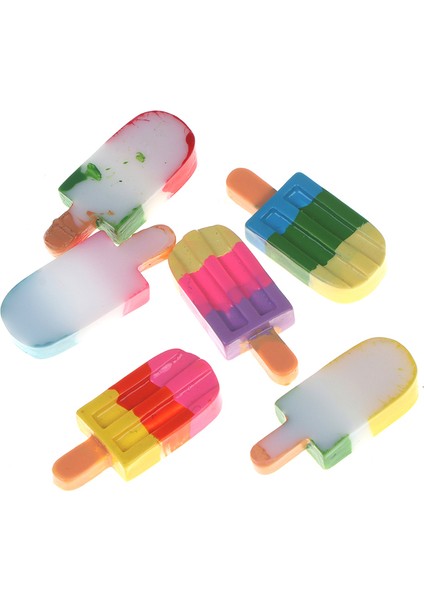 Adet 1:12 1:6 Dollhouse Minyatür Popsicle Bebek Mutfak Gıda Aksesuarları (Yurt Dışından)