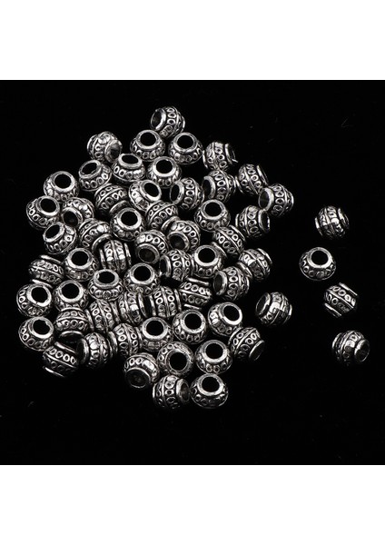 60 Adet Vintage Gümüş Avrupa Alaşım Boncuk Gevşek Charm Fit Zincir Bileklik Lot (Yurt Dışından) fiyatları