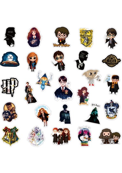 50 Adet Klasik Film Harry Potter Çıkartmalar Hermione Jean Granger Anime Telefon Dizüstü Bilgisayar Karalama Defteri Scooter Oyuncaklar Çocuklar Için (Yurt Dışından) fırsatları