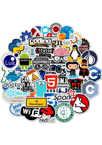 50 Adet Internet Java Çıkartmalar Programcı Dıy Bavul Dizüstü Gitar Araba Çıkartmaları (Yurt Dışından)