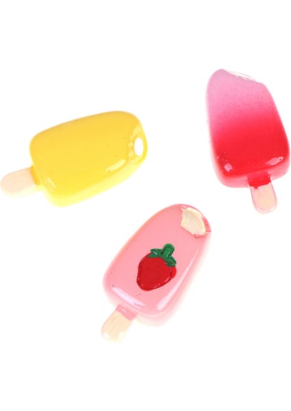 Adet 1:12 1:6 Dollhouse Minyatür Popsicle Dondurma Bebek Mutfak Yemeği (Yurt Dışından)
